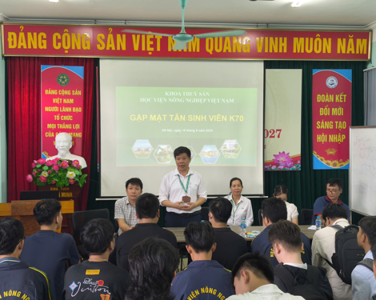 Gặp mặt sinh viên Khóa 70 Khoa Thủy sản