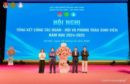 Hội nghị tổng kết công tác Đoàn – Hội và phong trào sinh viên Học viện Nông nghiệp Việt Nam năm học 2024-2025