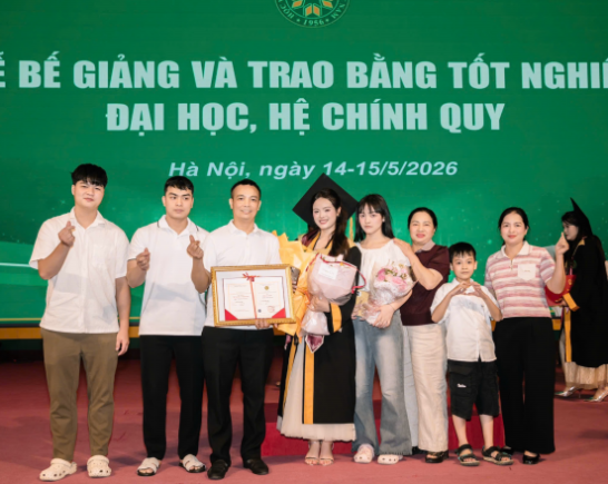 Tấm gương sáng cựu sinh viên VNUA khoá 67 ngành Kinh tế đầu tư tốt nghiệp sớm