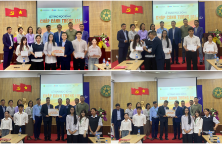 Trao học bổng “Chắp cánh tương lai” dành cho sinh viên ngành Thương mại điện tử, Học viện Nông nghiệp Việt Nam