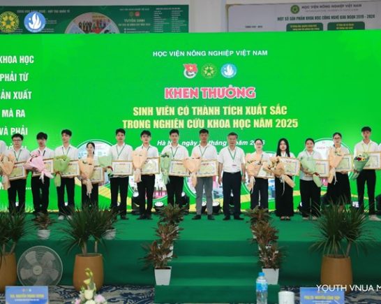 Thành tích nghiên cứu khoa học của sinh viên Khoa Công nghệ thông tin năm 2025