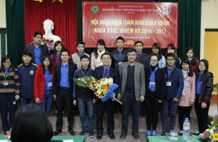 Hội nghị kiện toàn Ban chấp hành Đoàn Thanh niên Học viện Nông nghiệp Việt Nam nhiệm kỳ 2014 – 2017