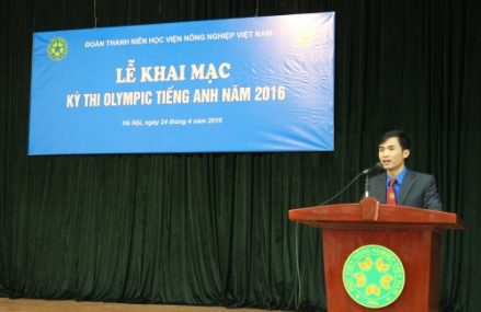 Olympic tiếng Anh sinh viên cấp Học viện năm 2016