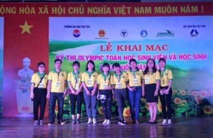 Học viện Nông nghiệp Việt Nam đạt giải tại cuộc thi Olympic Toán sinh viên toàn quốc 2017