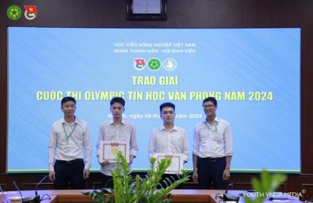 Đoàn Thanh niên – Hội Sinh viên Học viện Nông nghiệp Việt Nam trao giải Cuộc thi Olympic Tin học văn phòng năm 2024