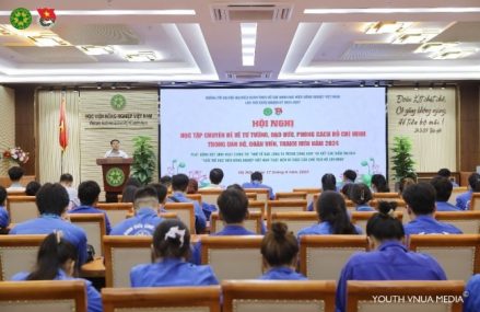 Phát động đợt thi đua cao điểm “Tuổi trẻ Học viện Nông nghiệp Việt Nam thực hiện Di chúc của Chủ tịch Hồ Chí Minh”