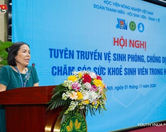 Hội nghị tuyên truyền vệ sinh phòng chống dịch bệnh, chăm sóc sức khỏe sinh viên trong Học viện Nông nghiệp Việt Nam