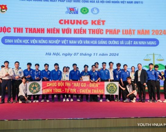 Chung kết Cuộc thi Thanh niên với kiến thức pháp luật năm 2024