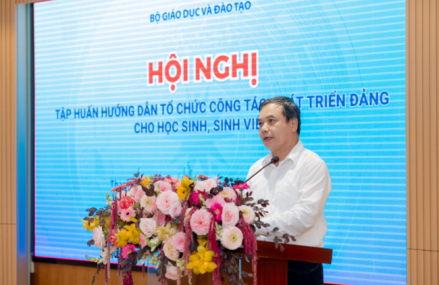 Học viện Nông nghiệp Việt Nam tham dự Hội nghị tập huấn hướng dẫn công tác phát triển Đảng cho học sinh, sinh viên do Bộ Giáo dục và Đào tạo tổ chức