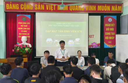 Gặp mặt sinh viên Khóa 70 Khoa Thủy sản