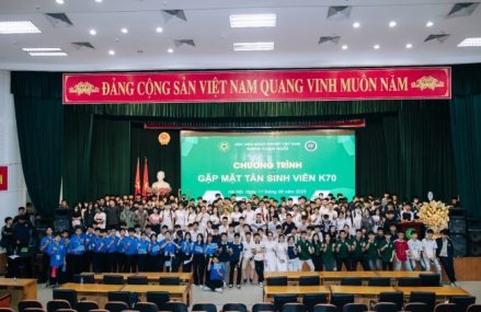 Chào Tân sinh viên K70 Khoa Chăn nuôi: Khởi đầu hành trình tri thức và cơ hội