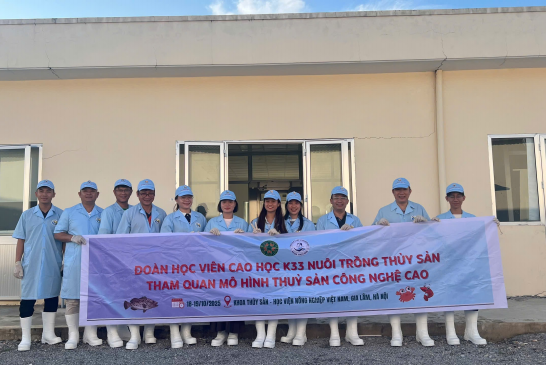 Chương trình cao học Nuôi trồng thủy sản: Đào tạo thực tế, gắn kết với thực tiễn
