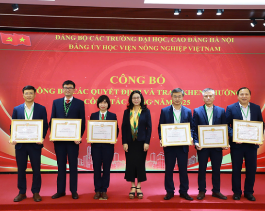 Đảng bộ Học viện Nông nghiệp Việt Nam tổ chức Hội nghị tổng kết công tác Đảng năm 2025 và triển khai nhiệm vụ trọng tâm năm 2026